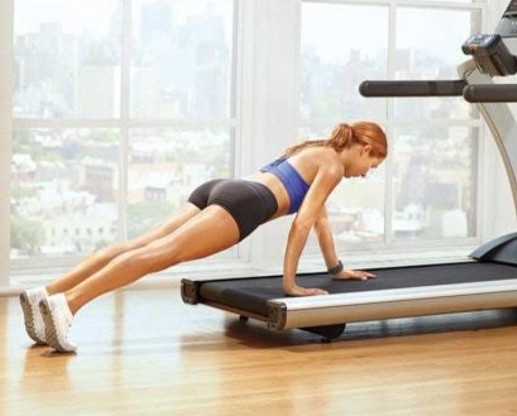 Treadmill with planks sale